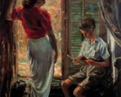 豪尔赫 阿珀利 : The window (Enriqueta y Jorgito)